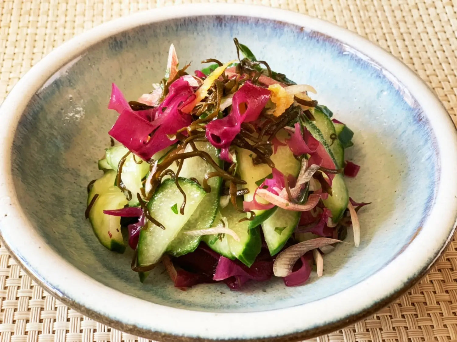 Vinegared Tosakanori and Hijiki Seaweed / Sea Vegetable Recipe SEA