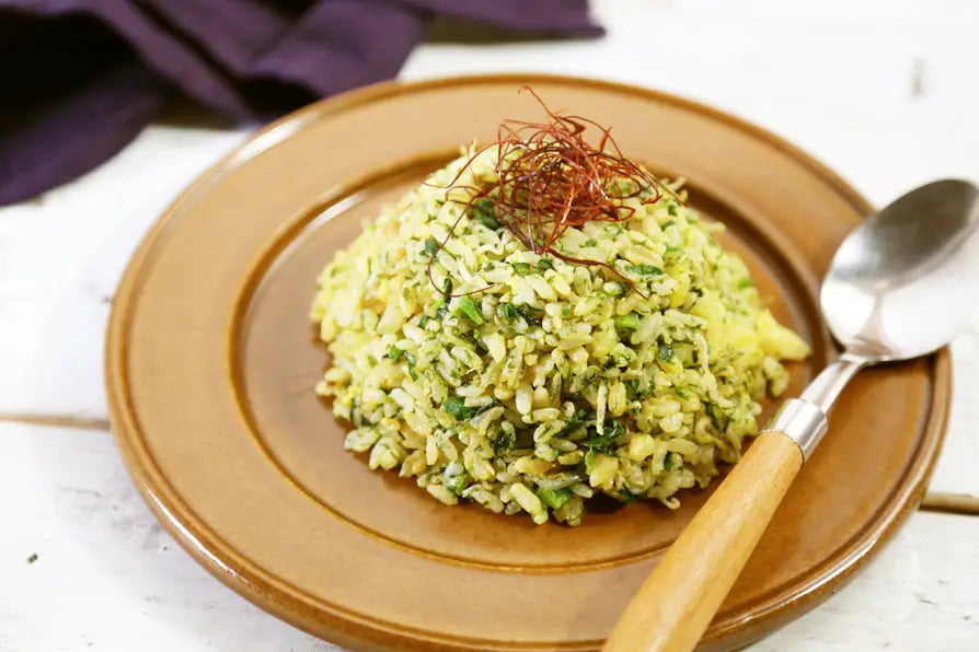 すじ青のりチャーハン / シーベジタブル海藻レシピ – SEA VEGETABLE COMPANY