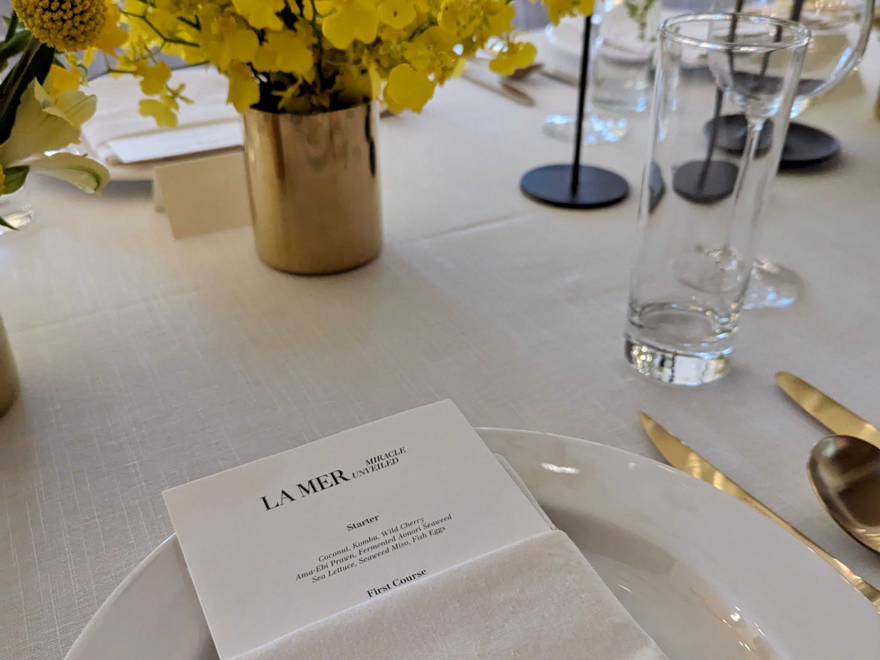 LA MER〈ラ・メール〉特別イベントにて、海藻料理を提供 – SEA