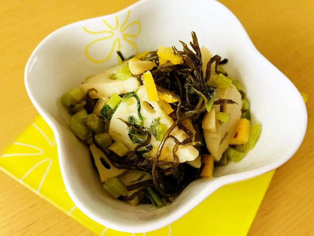 柚子ひじきとれんこんの小鉢 / シーベジタブル海藻レシピ SEA VEGETABLE COMPANY