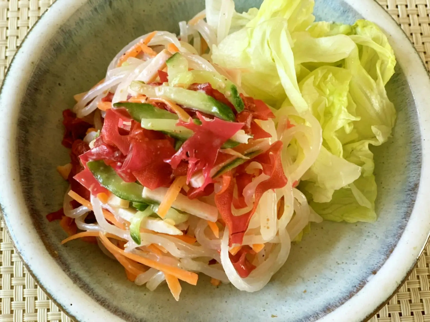 Tosakanori Harusame salad / Sea Vegetable Seaweed Recipe – SEA VEGETABLE COMPANY