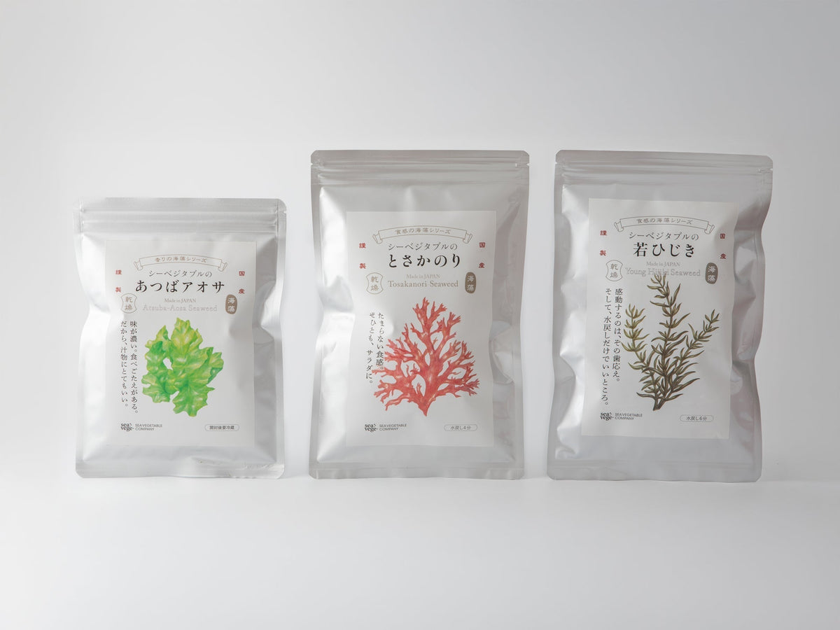 海藻セットとジュズフサノリ（小） SEA VEGES ONLINE STORE – SEA VEGETABLE COMPANY