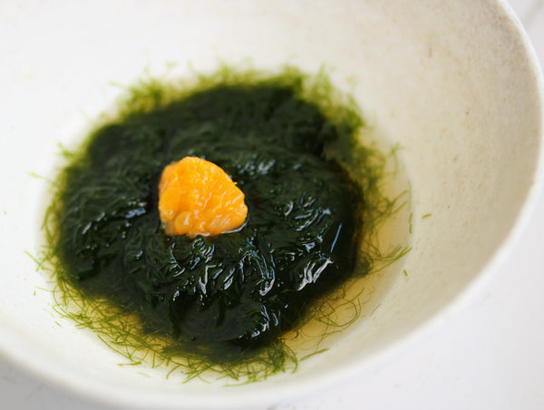 すじ青のりの酢の物