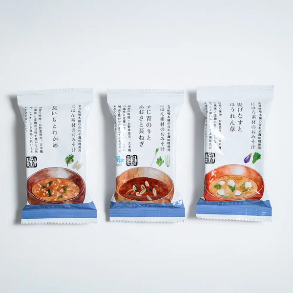 すじ青のりの香り引き立つ、〈YUWAERU〉おみそ汁が新登場