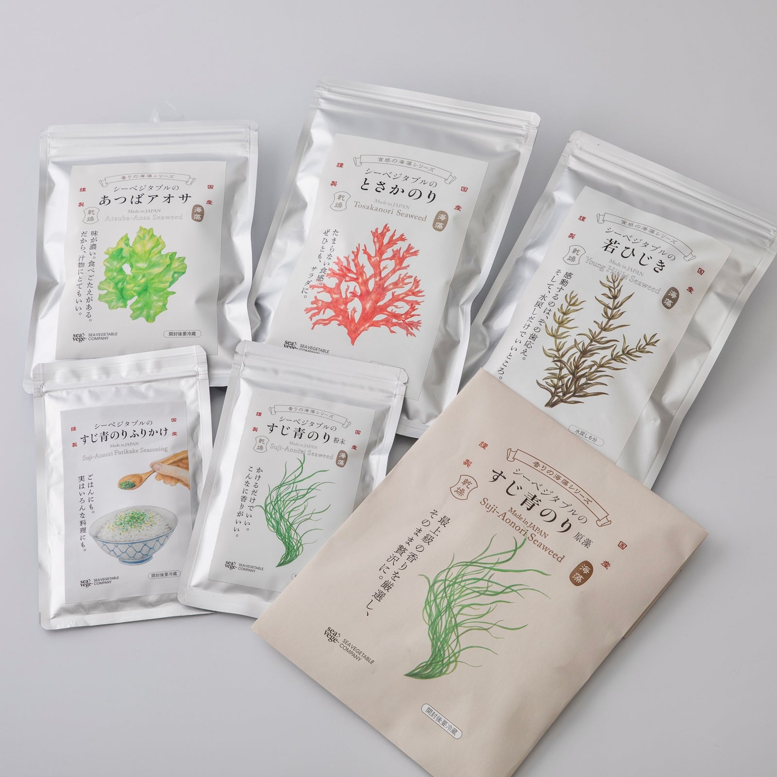 日々の食卓に取り入れたい、シーベジタブルの海藻たち。