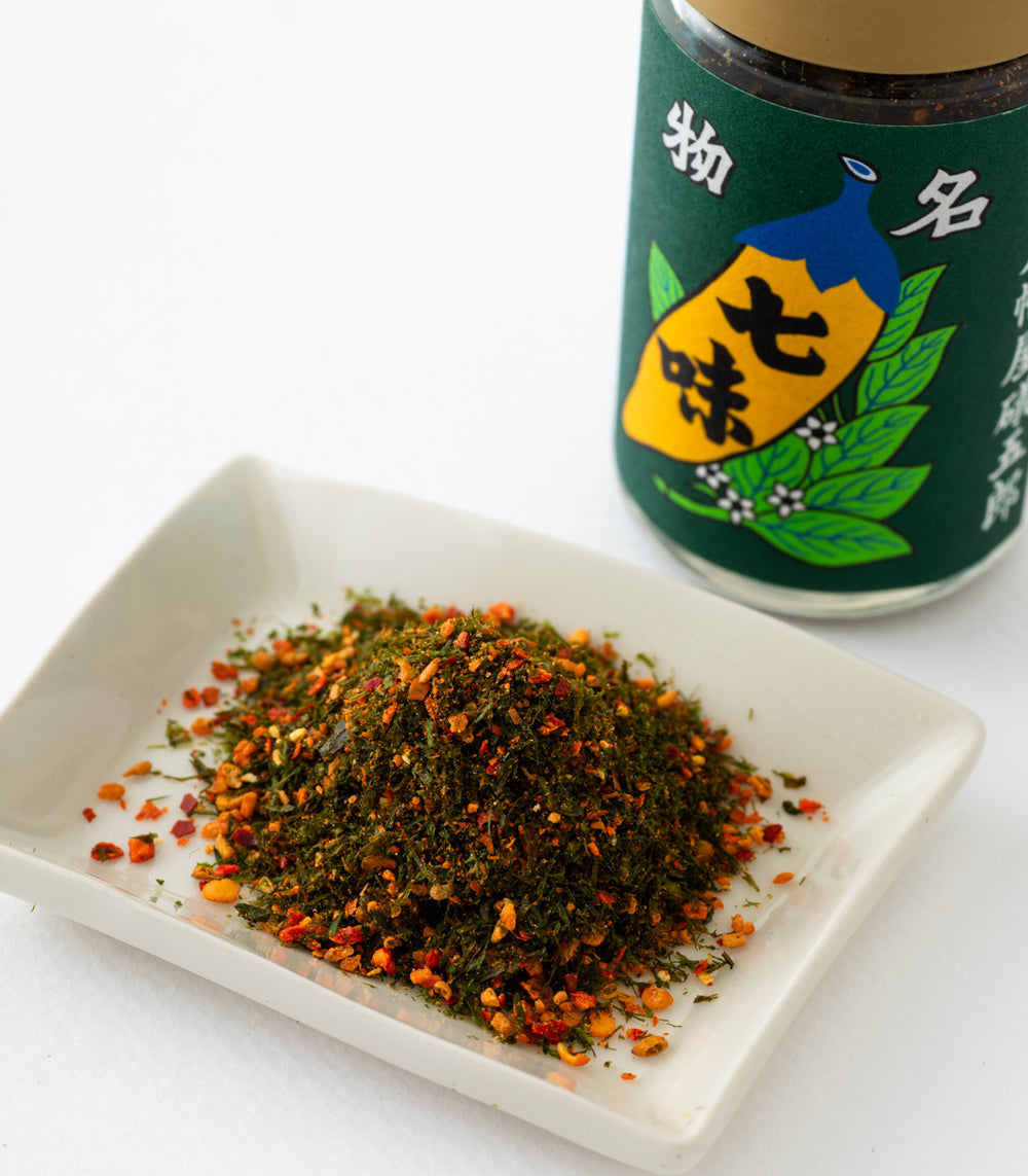 すじ青のり七味｜八幡屋礒五郎 – SEA VEGETABLE COMPANY
