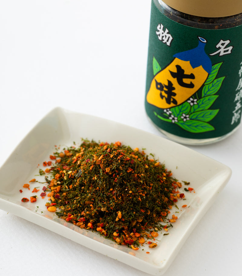 すじ青のり七味｜八幡屋礒五郎