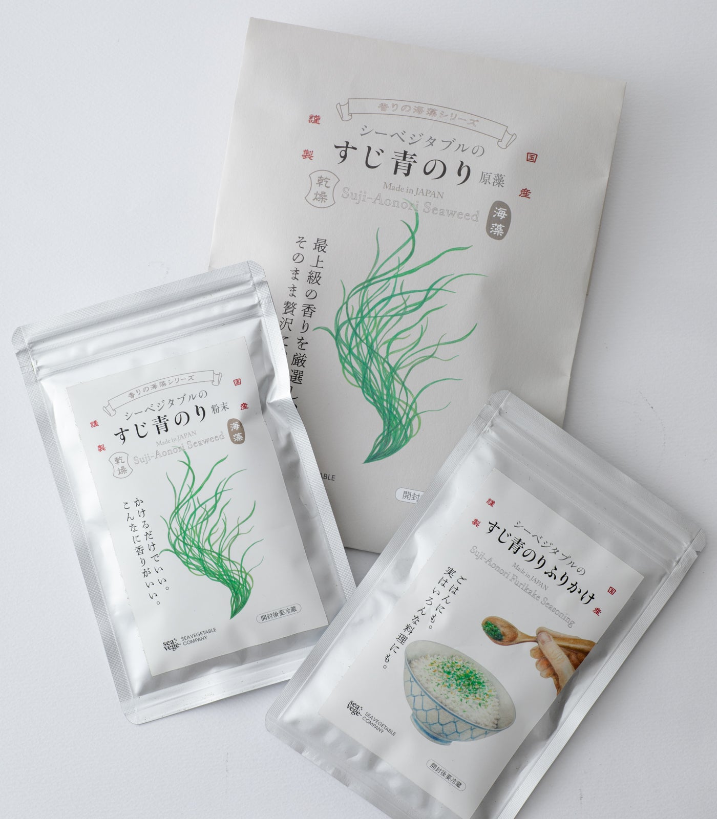 送料無料】すじ青のりお試しセット – SEA VEGETABLE COMPANY